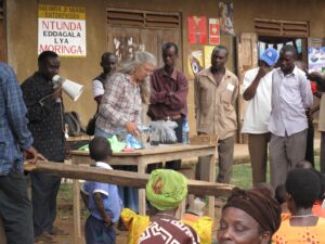 Kimberly Dinsley in Uganda