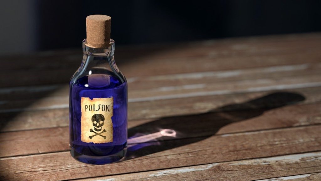 bottle of poison