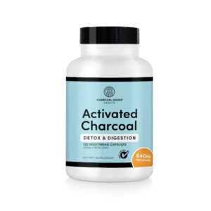 Activated Charcoal Capsules 320mg - 125 Count