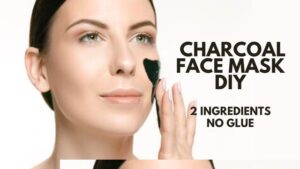 charcoal face mask diy recipe 2 ingredients no glue
