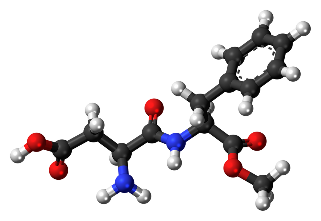 Aspartame chemical bond
