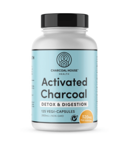 Activated Charcoal Capsules 125 Count Front Image