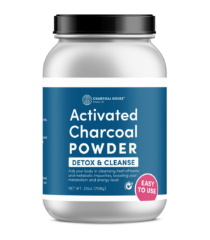 USP Coconut Activated Charcoal Powder - Detox and Cleanse ( 25 oz Glass jar)