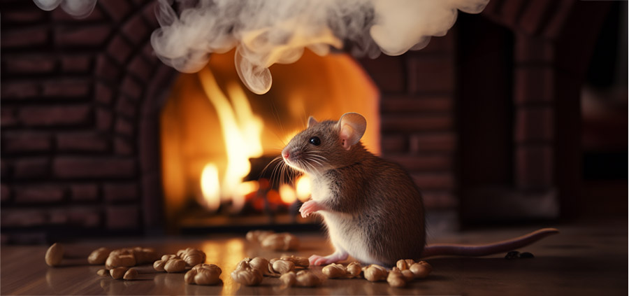 Smokey Mouse Fireplace